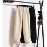 Pantalones bombachos blancos de algodón de otoño tallas grandes formales talla 3XL para mujer 
