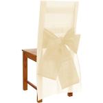 Fundas blancas de tela para silla 