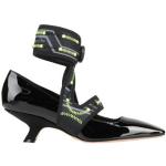 Zapatos negros de cuero de tacón lacado Dior talla 39 para mujer 