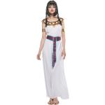 Disfraces blancos de poliester de faraón Cleopatra vintage talla L para mujer 