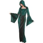 Disfraces verdes de terciopelo de fantasma talla XL para mujer 