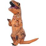 Rubies Disfraz T-Rex Hinchable para niños y niñas, Traje inflable, Talla única infantil, Oficial Jurassic World para Navidad, Carnaval, Halloween, Cumpleaños