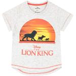 Disney Camiseta de Manga Corta para niñas The Lion King Rey León Gris 5-6 Años