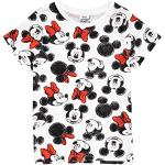 Disney Camiseta de niña de Mickey y Minnie Mouse, Linda Camiseta Negra con