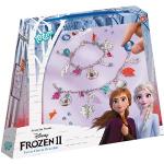Disney Cuidado Frozen II Charm bracelets 2 chain bracelets + beads + silver coloured leaves + stickers + rings + metal wire 1 Stk.