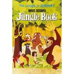 Disney El Libro de la Selva Jumpin 'Póster, Madera
