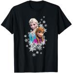 Camisetas negras de encaje con encaje  Frozen Elsa de encaje talla S para hombre 