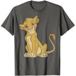 Camisetas grises de encaje con encaje  El rey león Simba de encaje talla S para hombre 