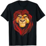 Camisetas negras de encaje con encaje  El rey león Mufasa de encaje talla S para hombre 