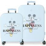 Set de maletas turquesas de goma Disney con aislante térmico infantiles 