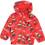 Disney Mickey & Minnie AOP Boys Rain Mac | Producto oficial | Abrigo de Mickey Mouse, idea de regalo para ni?os, rojo, 2-3 a?os