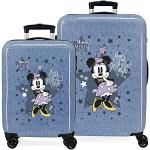 Set de maletas azules de goma Disney con aislante térmico infantiles 