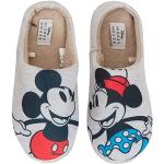 Zapatillas de casa grises de goma Disney Minnie Mouse para navidad acolchadas talla 41,5 para mujer 
