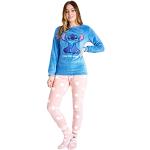 Pijamas polar azules de poliester Star Wars talla 43 para mujer 