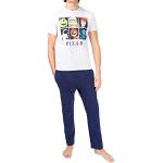 Pantalones multicolor con pijama Disney con logo talla S para hombre 
