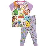 Pijamas multicolor de manga corta infantiles Disney con logo 7 años para niña 