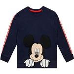 Sudaderas azul marino de algodón con capucha infantiles Disney Mickey Mouse 