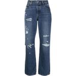 Jeans desgastados azules de algodón rebajados ancho W26 largo L30 desgastado LEVI´S 501 para mujer 