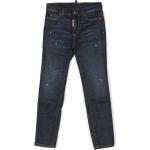 Jeans slim infantiles azules de algodón rebajados Dsquared2 8 años 