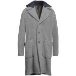 Abrigos grises de poliester con capucha  manga larga para hombre 