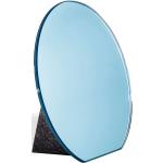 Espejos redondos azules de vidrio Pulpo 