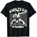 Divertidas camisetas con gráficos de Karate Kid In Training Camiseta