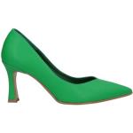 Zapatos verdes de goma de tacón Divine Follie talla 39 para mujer 
