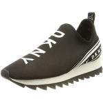 Zapatillas negras de goma de piel informales DKNY talla 37,5 para mujer 