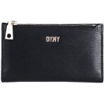 Billetera negras de cuero DKNY para mujer 