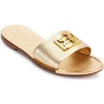 Sandalias doradas de goma de tiras DKNY talla 38,5 para mujer 