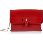 Bolsos rojos de piel suave de moda DKNY para mujer 