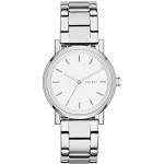 Relojes blancos de acero inoxidable de pulsera rebajados impermeables Cuarzo brazalete con correa de acero DKNY para mujer 