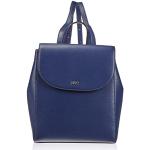 DKNY Women's Womens Bags Backpack, Bryant Flap Mujer, IDs-Indigo/Silver, 1