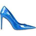 Zapatos azules neón de goma de tacón lacado DKNY talla 39 para mujer 