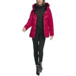 Abrigos rojos de terciopelo con capucha  DKNY talla L para mujer 