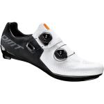 Zapatillas blancas de microfibra de ciclismo de punto DMT talla 46 para hombre 