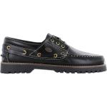 Zapatos Náuticos negros de goma con cordones con tacón hasta 3cm Clásico acolchados Dockers by Gerli para hombre 