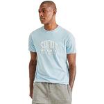 Dockers Logo Tee, T-Shirt, Hombre, Cerulean Blue + Sports Graphic, S