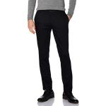 Pantalones chinos negros de algodón rebajados ancho W32 Dockers talla M para hombre 