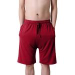 Camisones cortos rojos de algodón tallas grandes talla 3XL para hombre 