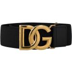 Cinturones elásticos negros de goma largo 80 Dolce & Gabbana para mujer 