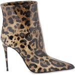 Botas multicolor de cuero de piel  rebajadas con tacón de aguja leopardo Dolce & Gabbana talla 39 para mujer 