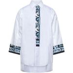 Camisas blancas de algodón de seda  tres cuartos Dolce & Gabbana para hombre 