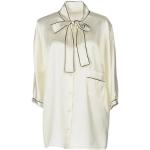 Camisas blancas de seda de seda  tres cuartos Dolce & Gabbana con lazo talla M para mujer 