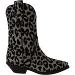 Botas negras de cuero de piel  rebajadas leopardo Dolce & Gabbana talla 38 para mujer 