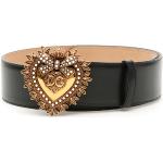 Cinturones negros con hebilla  rebajados largo 80 Dolce & Gabbana con perlas para mujer 