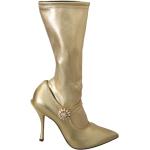 Botas amarillas de cuero de piel  rebajadas con tacón de aguja Dolce & Gabbana talla 38,5 para mujer 