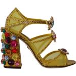 Sandalias multicolor de cuero de cuero rebajadas Dolce & Gabbana talla 36 para mujer 