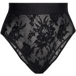 Bragas negras de encaje rebajadas de encaje Dolce & Gabbana talla XS para mujer 