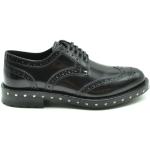 Zapatos negros de cuero con cordones rebajados con cordones formales Dolce & Gabbana talla 36,5 para mujer 